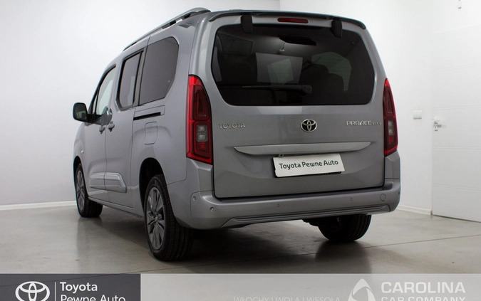 Toyota Proace City Verso cena 164999 przebieg: 12715, rok produkcji 2022 z Kowalewo Pomorskie małe 121